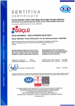 ISO 27001 Bilgi Güvenliği Yönetim Sistemi sertifikası